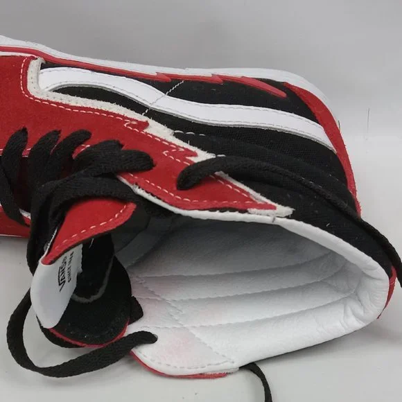 VANS Sk8-Hi Bolt Skate Lightning Bolt 721454 Canvas High Top Size 5.5 - Picture 7 of 13